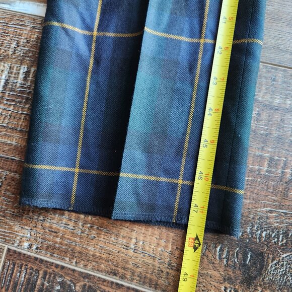 NWT Brooks Brothers Milano Fit Lanificio Di Pray Italian Wool Green Check Pants - Picture 12 of 14